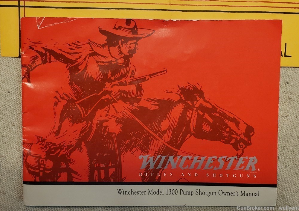 Winchester Model 1300 Shotgun Owners Manual factory original Olin Corp.-img-1