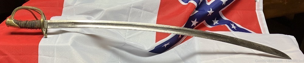 Civil War Sword, 1840 Dragoon model, W. Clauberg of Solingen-img-3