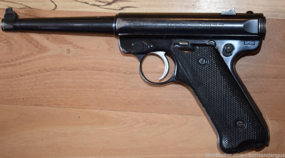 Ruger Mark I .22lr s/a pistol 1977 4 3/4"-img-2