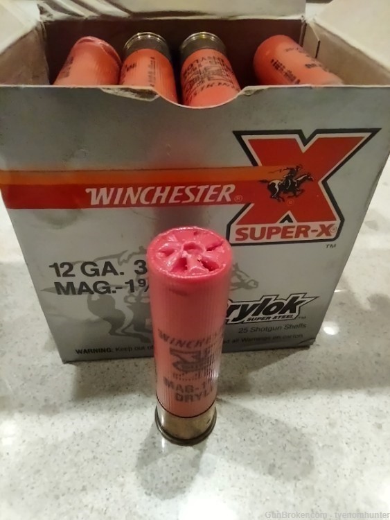 25 Winchester 12 Gauge "Drylok Super Steel" 3-1/2" MAGNUM Shotgun Shells-img-5