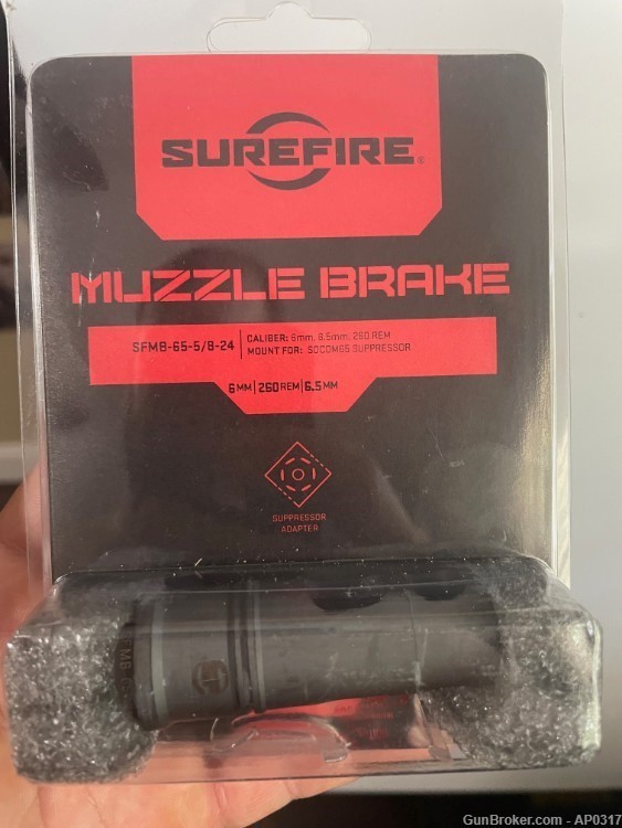 Surefire 6.5 Muzzle Brake SFMB-65-5/8-24-img-0
