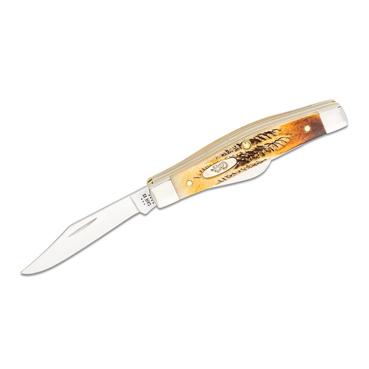 CASE XX 6.5 BoneStag Medium Stockman Folding Knife (65335)-img-2