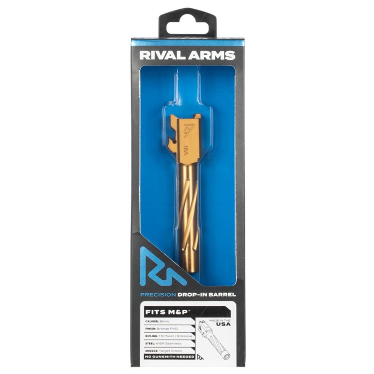 RIVAL ARMS Precision Bronze PVD Drop-In Barrel for S&W M&P (RA20S201C)-img-2