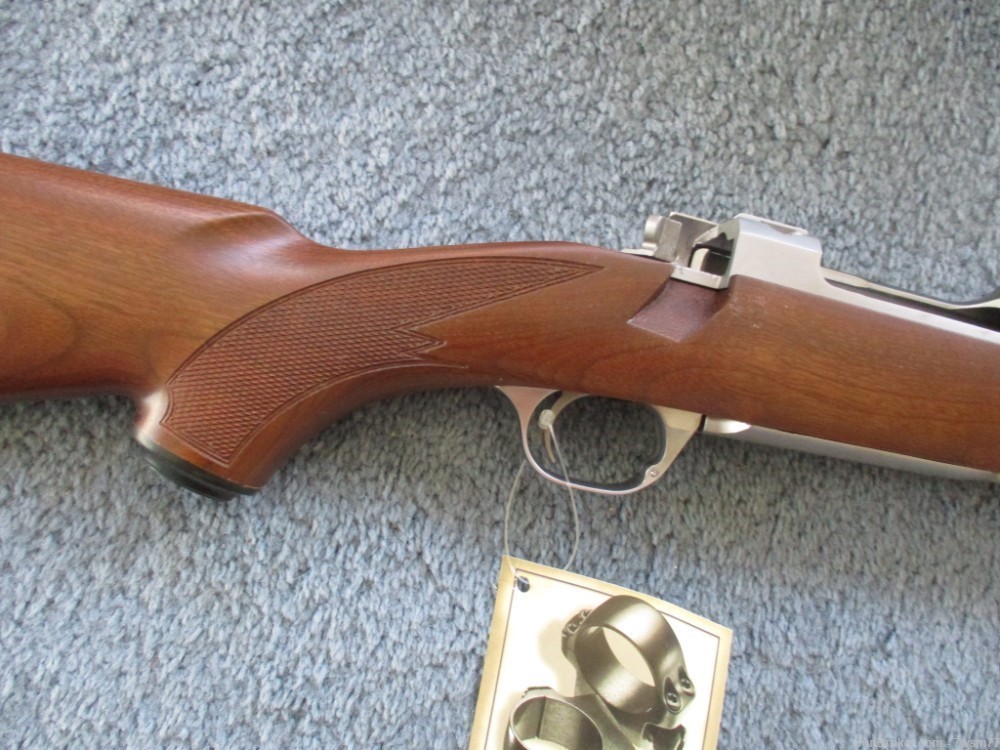 LIPSEYS RARE RUGER M77 HAWKEYE  RSI  SS IN  7mm-08 CALIBER-img-6