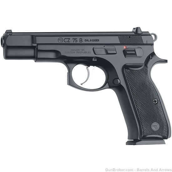 CZ 75 B 9MM 4.6" BLK  FACTORY NEW IN BOX 2 Mags -img-0