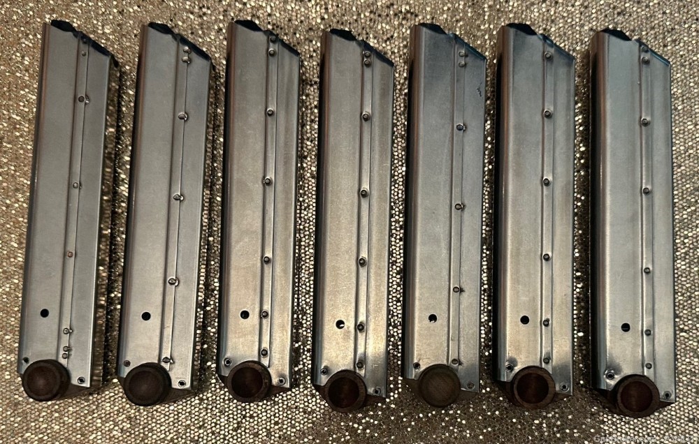 Steel German Luger P08 Magazines, As New, 4 Available, Price Per Each-img-0