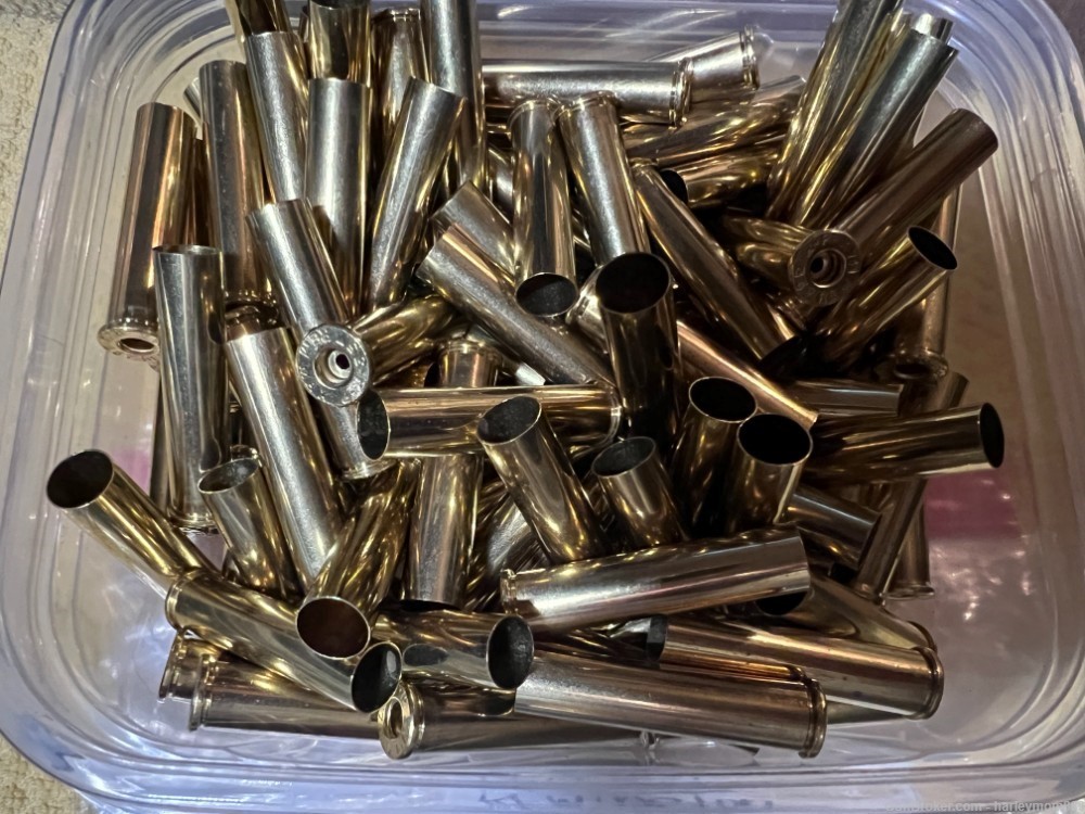 Remington .357 Maximum Brass Cases: New: 100 Pcs-img-1