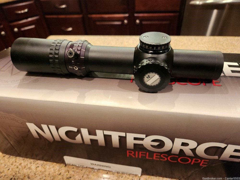 Nightforce ATACR 1-8x24 F1 C597 FFP MilRad FC-DM First Focal Riflescope-img-2