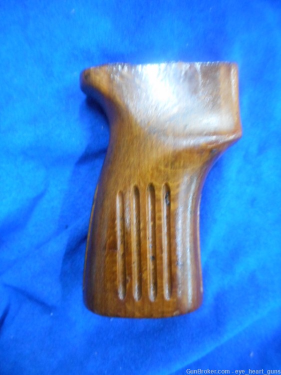  Czech VZ61 Skorpion original wood pistol grip. 32 acp vz 61 klobb handle-img-0