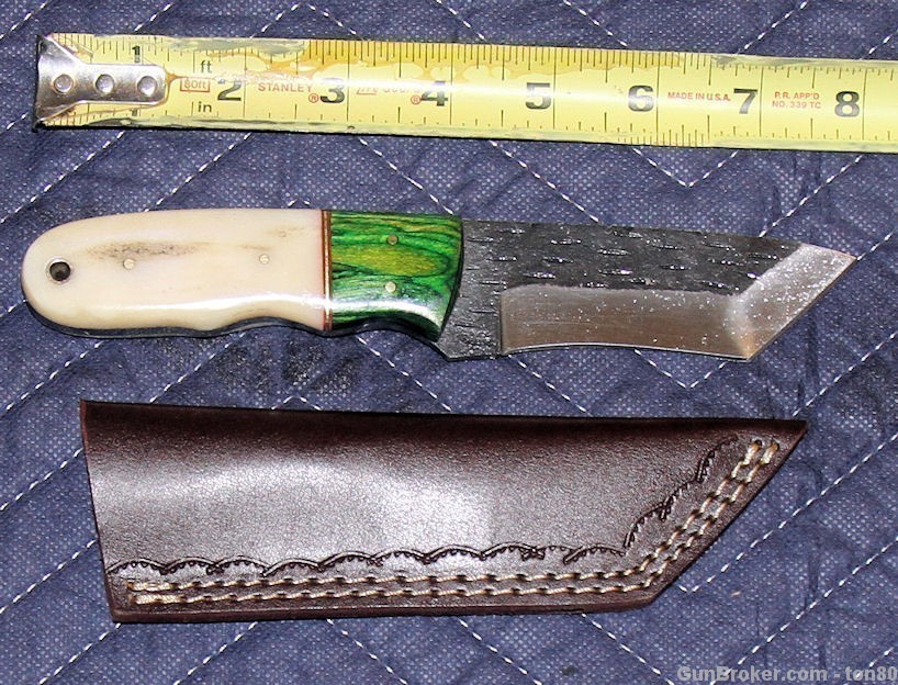 CUSTOM HANDMADE CARBON STEEL HUNTING KNIFE SP031-img-2
