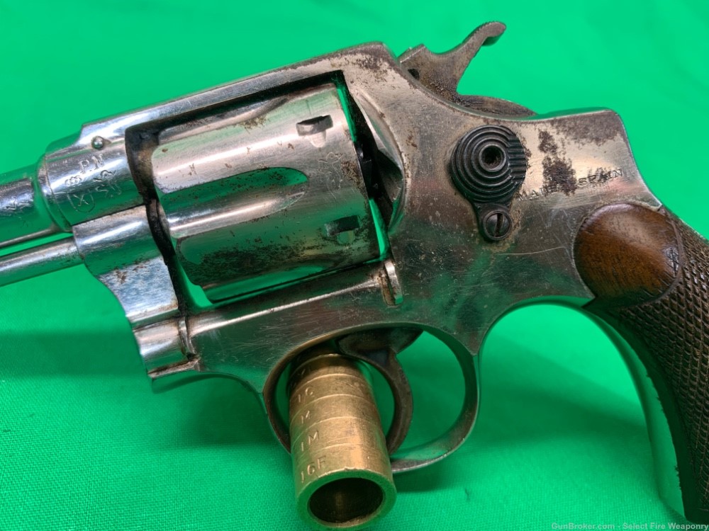 Spanish copy of Smith “I” Frame .32 S&W Long Nickel Finish Tac revolver-img-6