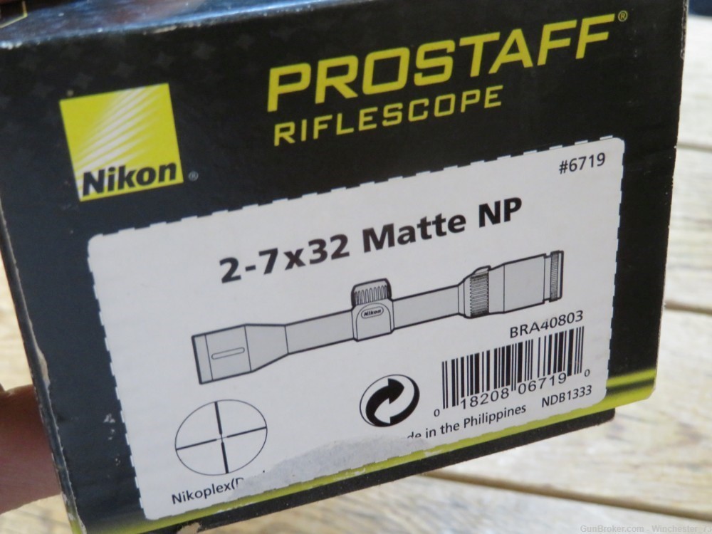 Nikon Prostaff 2-7x 2-7x32 rifle scope with box and papers-img-6