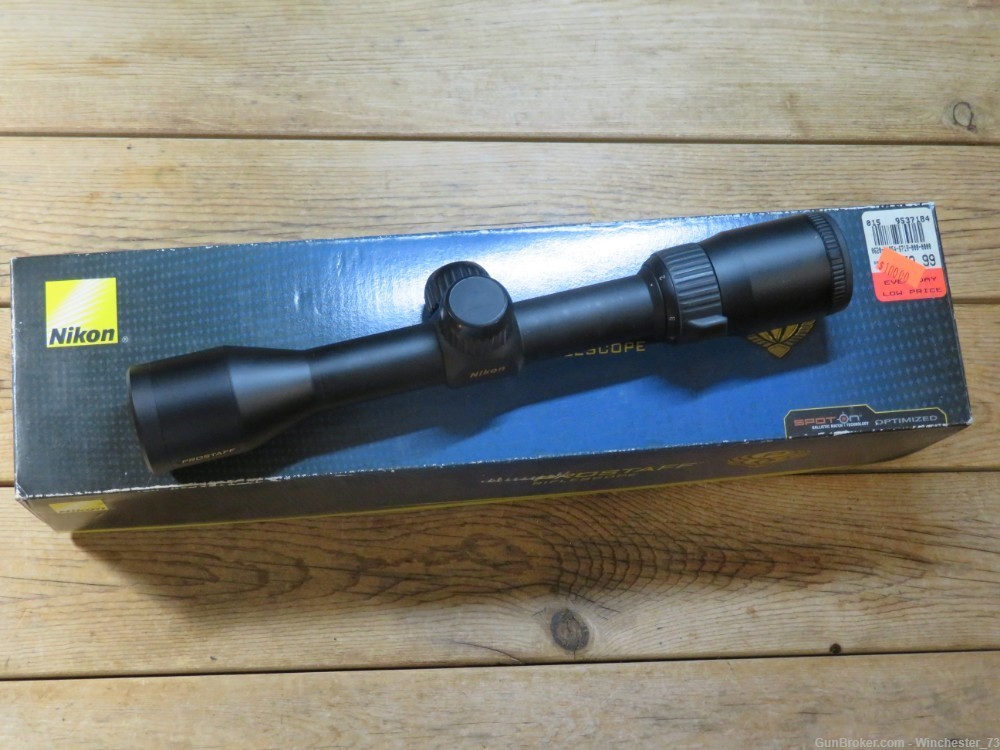 Nikon Prostaff 2-7x 2-7x32 rifle scope with box and papers-img-8