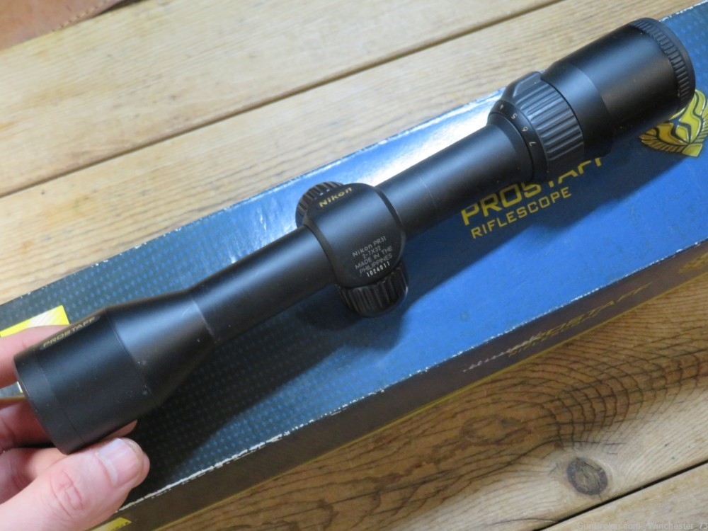 Nikon Prostaff 2-7x 2-7x32 rifle scope with box and papers-img-2