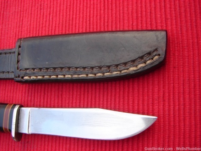 US WWII PAL RH50 FIGHTING KNIFE WITH SCABBARD (EXCELLENT CONDITION)-img-3