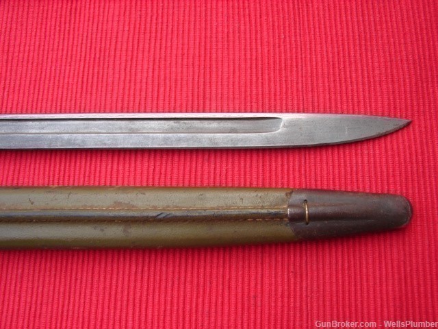 US WWI REMINGTON 1917 BAYONET WITH ORIGINAL JEWELL SCABBARD (EXCELLENT)-img-7