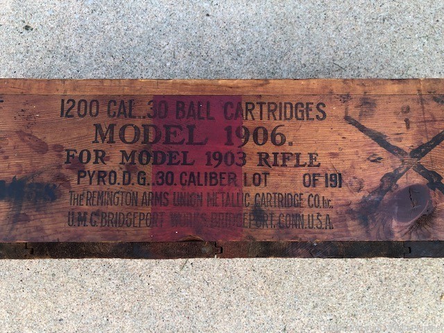 ROCKISLAND MODEL 1903 UMC 30 CALIBER 1200 ROUND 30 BALL CARTRIDGE CRATE-img-9
