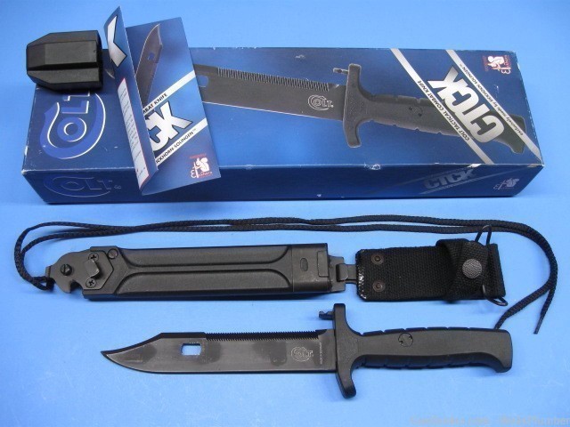 EICKHORN COLT TACTICAL COMBAT FIGHTING KNIFE WITH SCABBARD (NEW IN BOX)-img-0