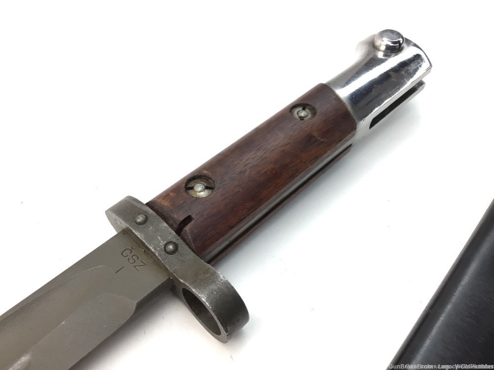 CZECH VZ-24 MAUSER 98 BAYONET WITH SCABBARD 8MM (EXCELLENT CONDITION) -img-2