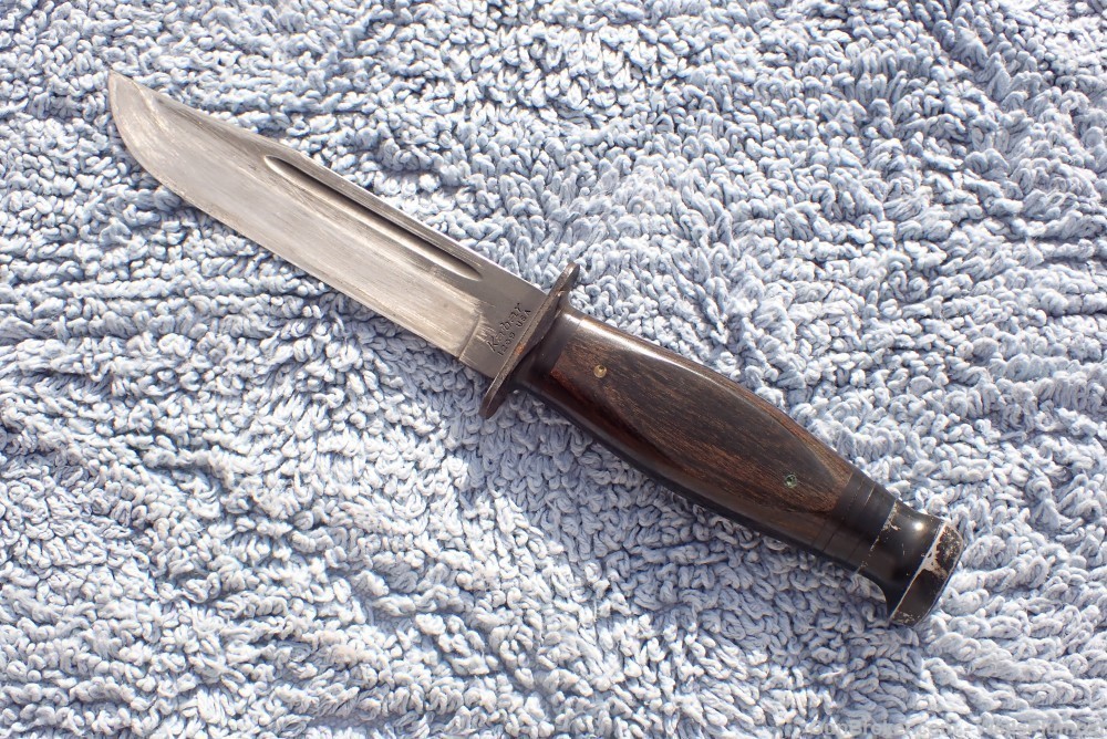 USGI VIETNAM KABAR 1209 FIGHTING KNIFE WITH ORIGINAL SCABBARD-img-7