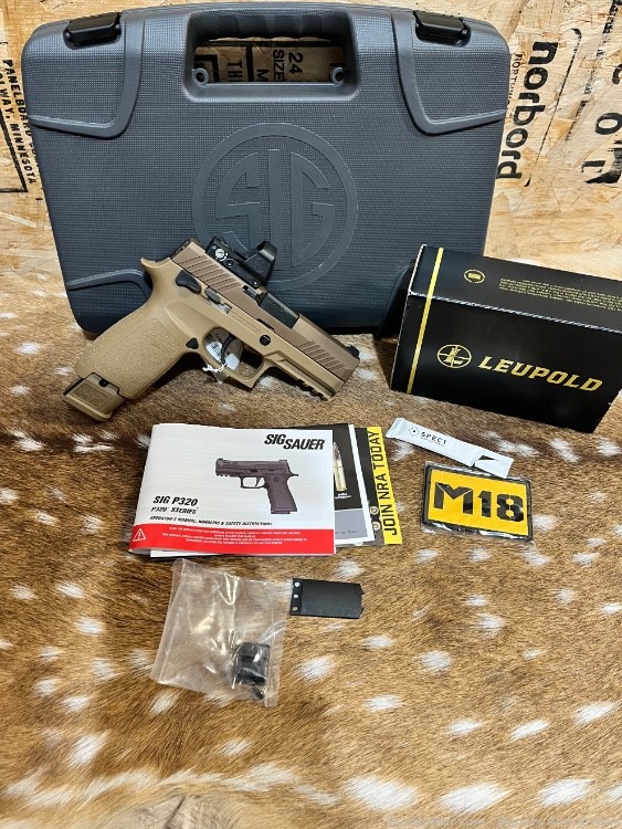 Sig Sauer M18 9mm with Leupold Delta Point Pro Red Dot Sight -img-1