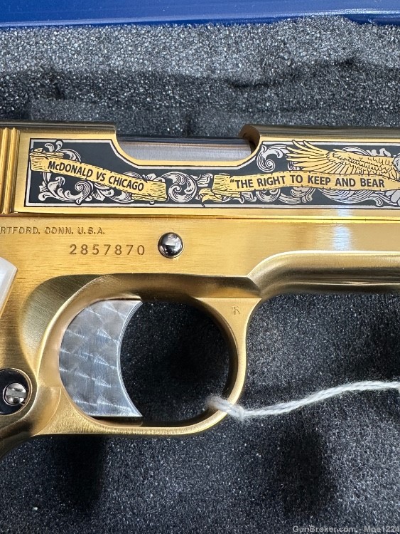 Colt special edition 1911 17 of 100 Nebraska State Gold-img-17