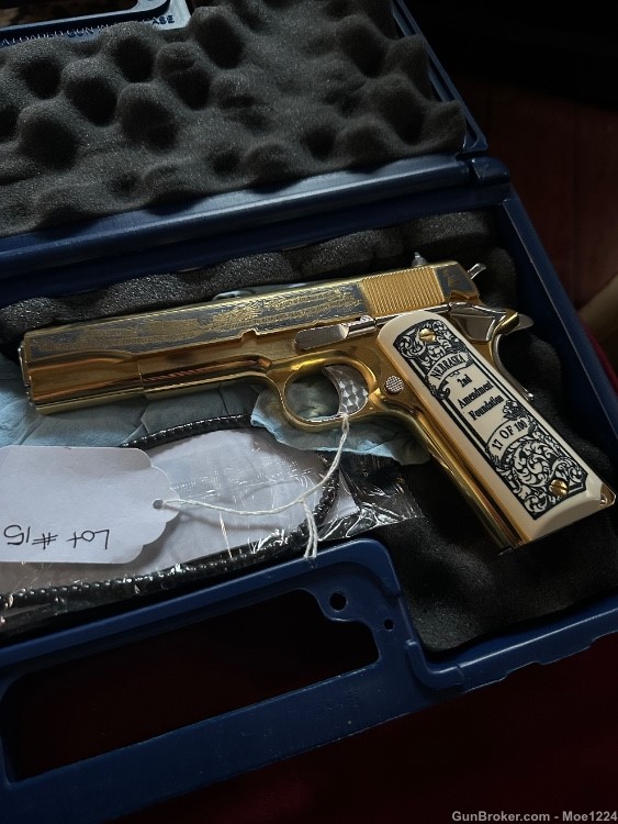 Colt special edition 1911 17 of 100 Nebraska State Gold-img-1