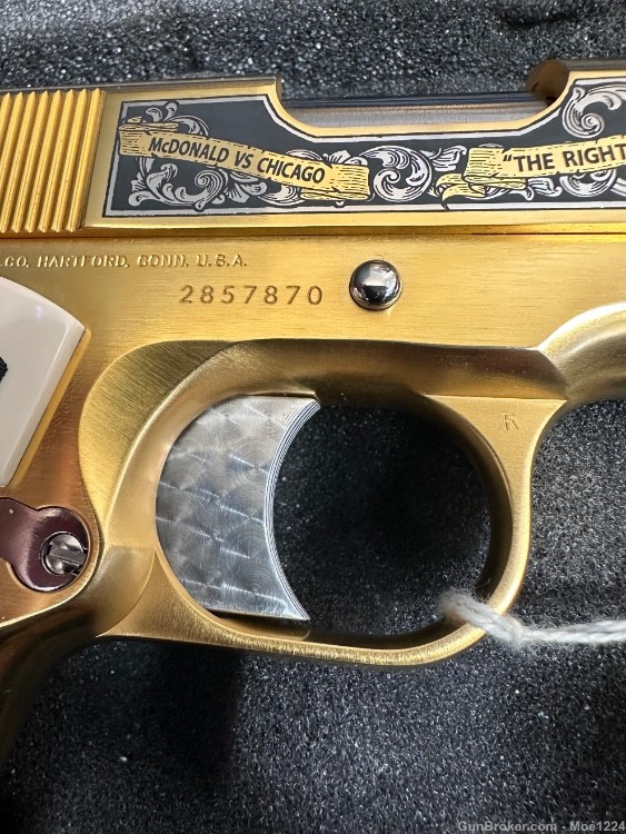 Colt special edition 1911 17 of 100 Nebraska State Gold-img-39