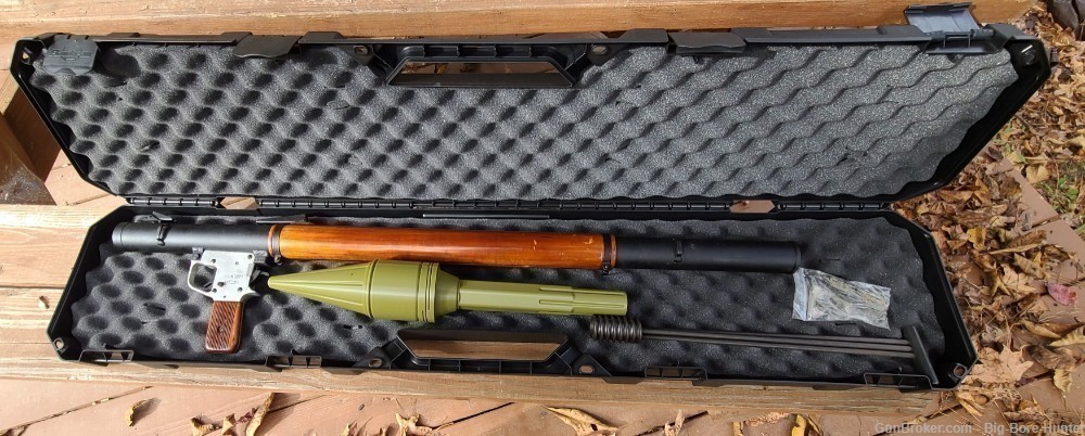 Russian RPG Type 2 with HEAT Anti-tank rocket demilled with Hard Case-img-2