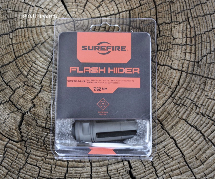 Surefire Socom 4 Prong Flash Hider 7.62mm 5/8x24 FH762RC-5/8-24-img-0