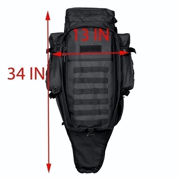 34'' Tactical Gear Combo Rifle Backpack for Outdoor Sport Gun Bag-img-0