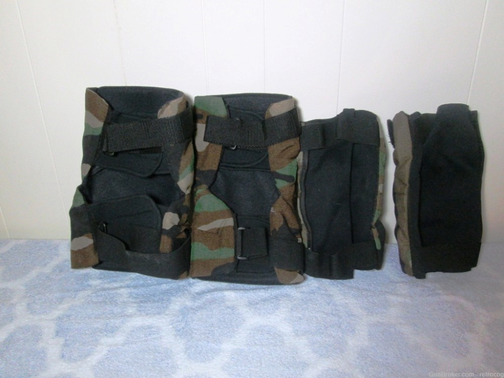 Woodland Camo Tactical Knee and Elbow Pads-img-1
