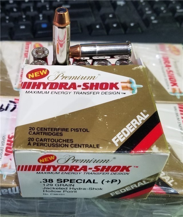 Vintage Original Federal Hydra Shok .38 Special-img-1