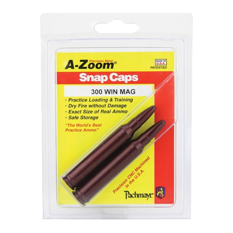 A-ZOOM Precision Metal 2-Pack of 300 Win Mag Snap Caps (12237)-img-2