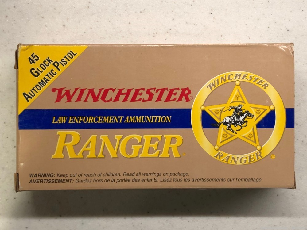 50 Rounds .45 GAP Winchester Ranger SXT 230 gr. JHP, $15 UPS-img-2