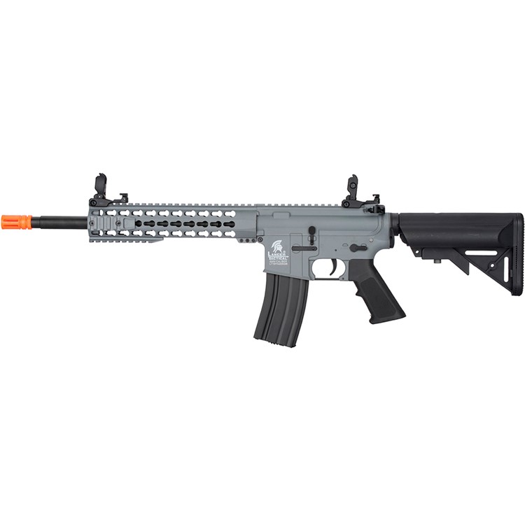 LANCER TACTICAL G2 M4 Carbine 10in Gray Airsoft AEG Rifle (LT-19Y-G2)-img-1