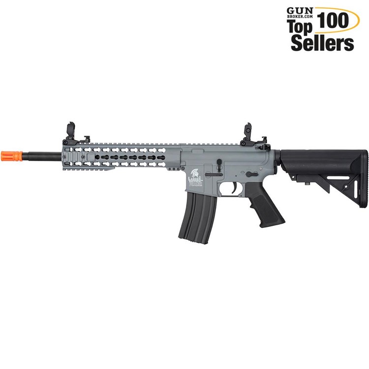 LANCER TACTICAL G2 M4 Carbine 10in Gray Airsoft AEG Rifle (LT-19Y-G2)-img-0