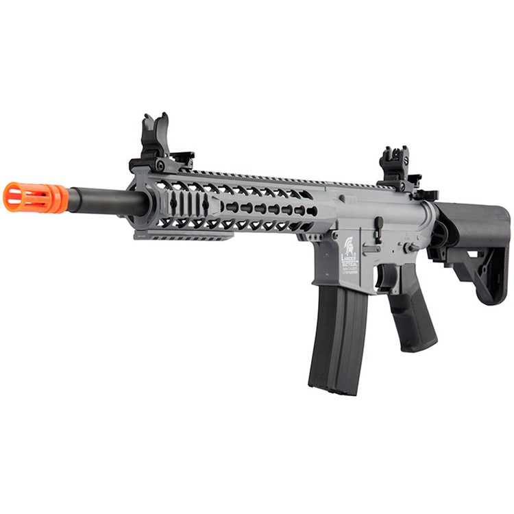 LANCER TACTICAL G2 M4 Carbine 10in Gray Airsoft AEG Rifle (LT-19Y-G2)-img-2