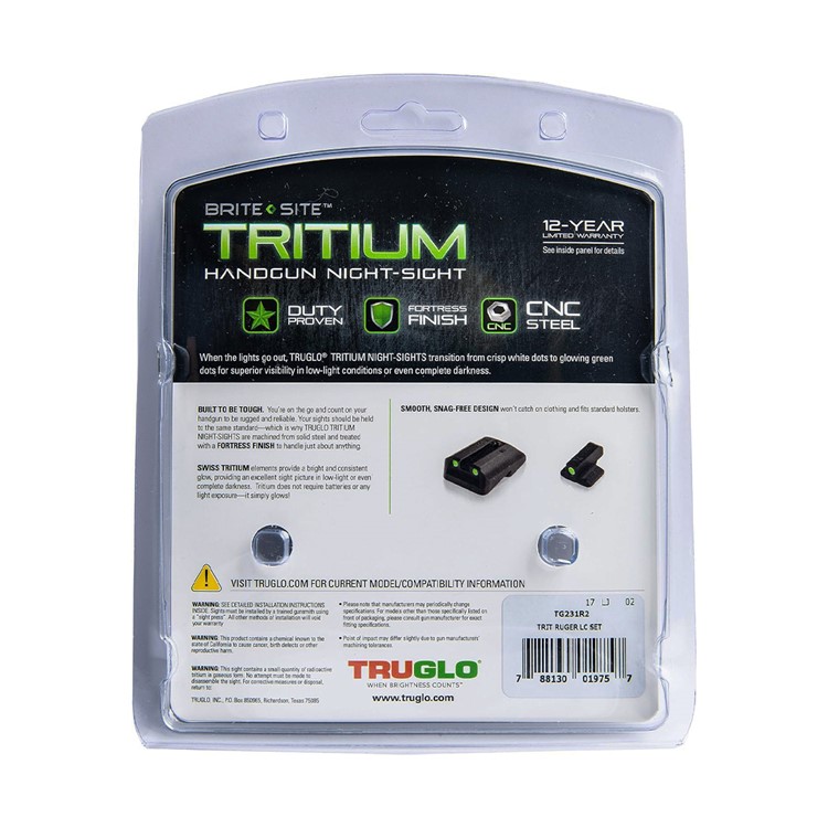 TRUGLO Brite-Site Tritium Handgun Sights (TG231R2)-img-5