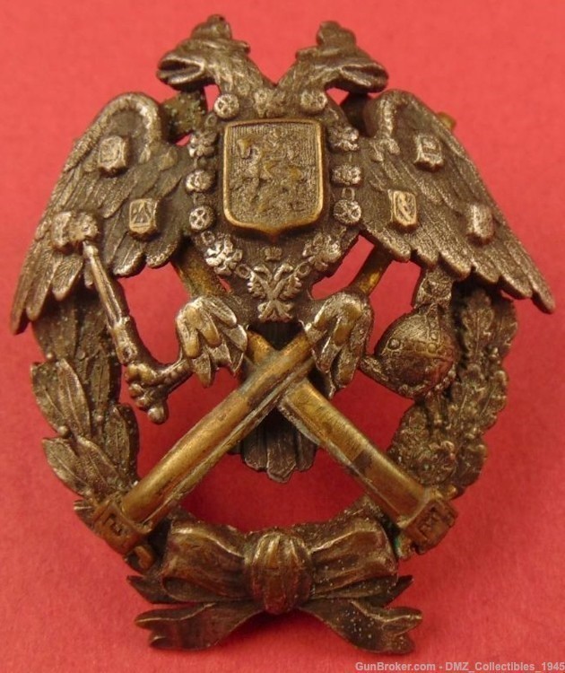 Russian Revolutionary War Era Artillery Officer School Graduation Badge-img-0