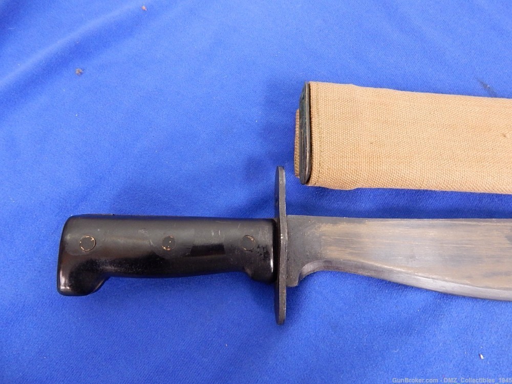 US Vietnam Era M1917 Bolo Knife with Sheath-img-1
