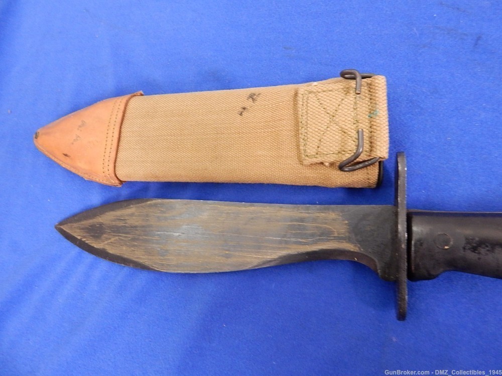 US Vietnam Era M1917 Bolo Knife with Sheath-img-6