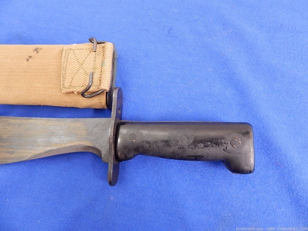 US Vietnam Era M1917 Bolo Knife with Sheath-img-5