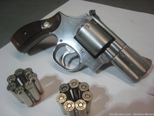 S&W 686 -3 Plus .357 Magnum 7 Shot Unfluted cut for MOON CLIPS! -DAO--img-1