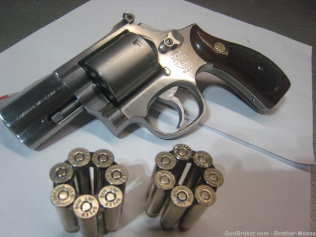 S&W 686 -3 Plus .357 Magnum 7 Shot Unfluted cut for MOON CLIPS! -DAO--img-0