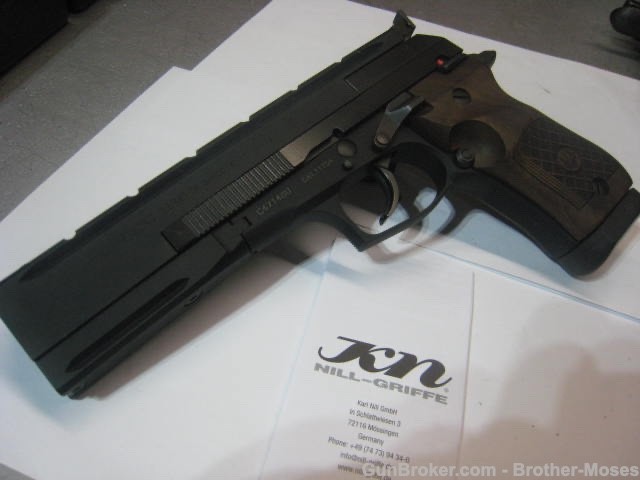 Beretta 87 Target 22LR 22 lk Walther PPK Paperwork  Boxes 5 Mag Walnut Grip-img-4
