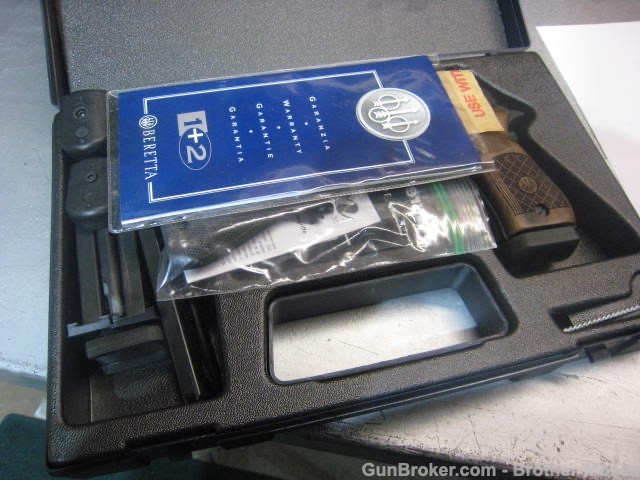Beretta 87 Target 22LR 22 lk Walther PPK Paperwork  Boxes 5 Mag Walnut Grip-img-12