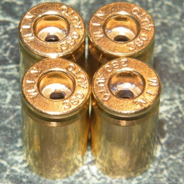 380 Auto ACP Brass MATCHING WIN HEADSTAMP Decapped Very Clean - 3000 pcs -img-1