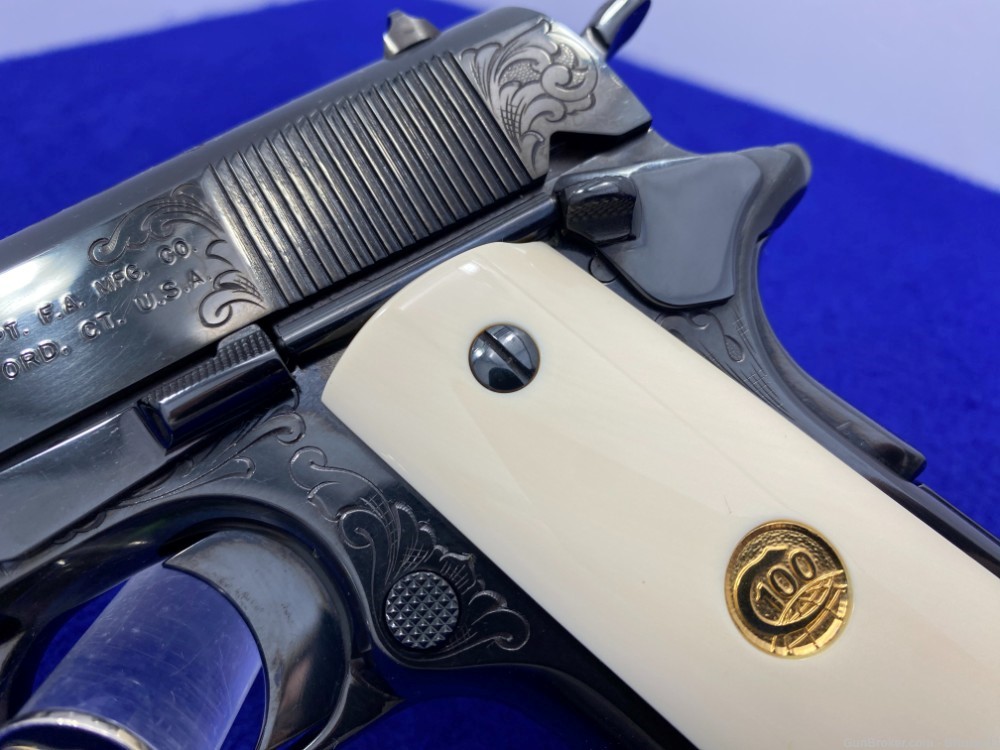 2011 Colt 1911 100th Anniversary 45acp *1/100 CUSTOM SHOP "C" ENGRAVED* 2/4-img-10