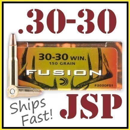 20rds Federal Fusion™ .30-30 WIN 150gr SP F3030FS1 JSP + FAST SHIP-img-0